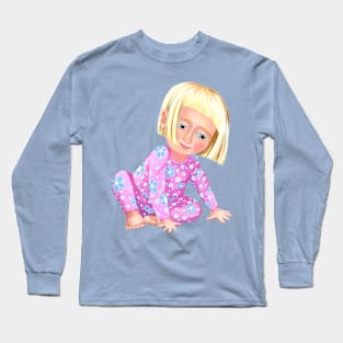 Cute Little Girl Long Sleeve T-Shirt